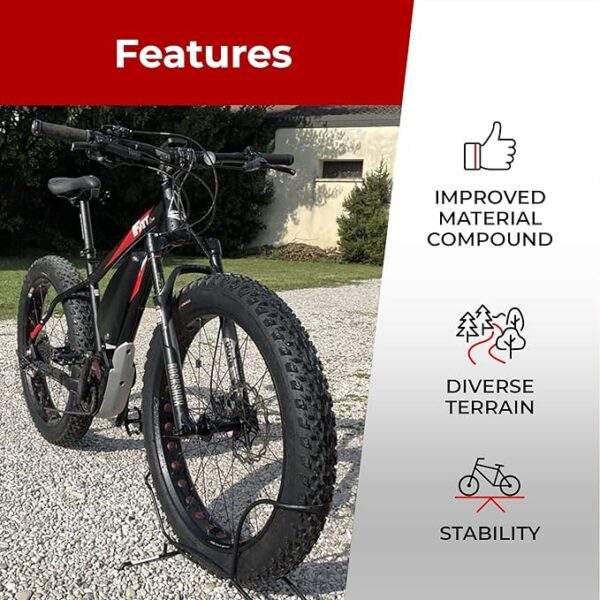 Fincci Fatbike Banden 26x4.0 De perfecte band voor elk terrein, Fatbike