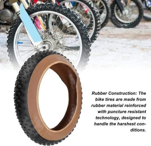 20x4 Inch Fatbike band Breed Bandvolume 60Tpi Lekbestendig