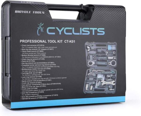 Cyclists 23-delige fatbikereparatieset doos