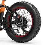 DualColorStampe Sticker velgen FAT Bike 20 inch - (rood 31)