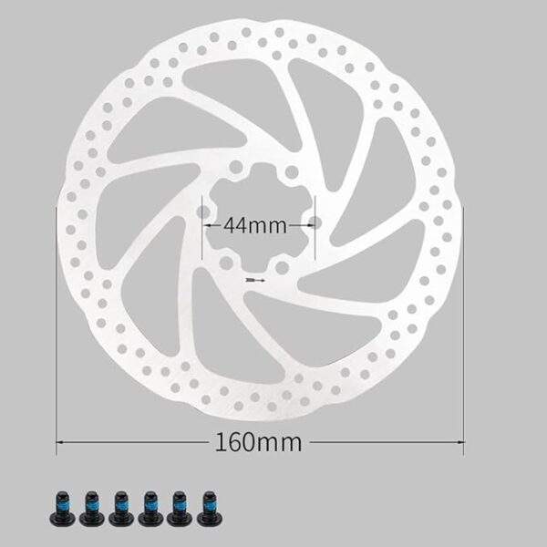 Hydraulische Fatbike Remset van Soonbuy 160mm Schijven - schijfrem