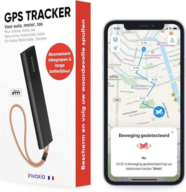 Invoxia Fatbike GPS-Tracker Bescherm jouw fatbike tegen diefstal