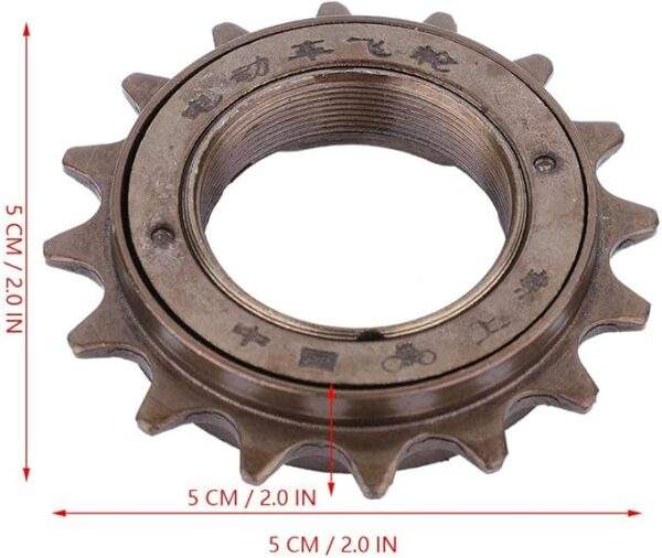 VGEBY 1 Speed Cassette 16T Ultralichte en duurzaam - afmetingen